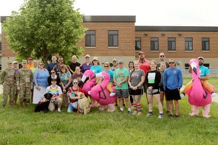 SMSD staff and leadership before 5k run.