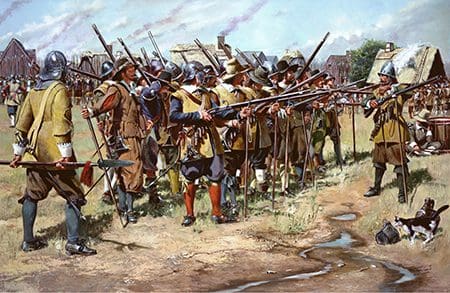 The First Muster - Painting by Don Troiani